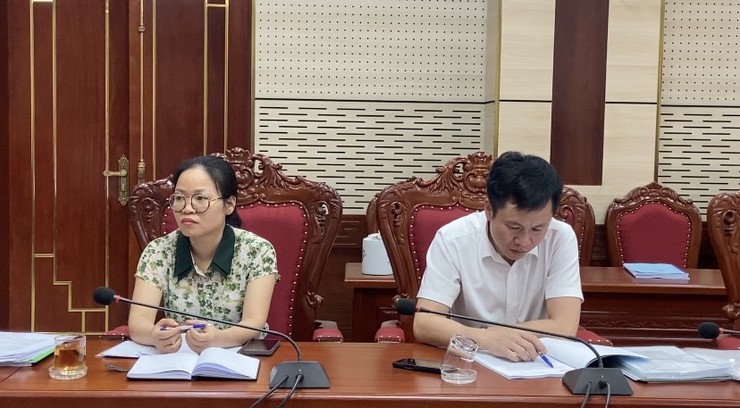 Đồng chí Phó Bí thư Thường trực Đảng uỷ xã Phúc Thọ làm việc với Mặt trận Tổ quốc và các tổ chức chính trị - xã hội về công tác chuẩn bị Đại hội- Ảnh 3.