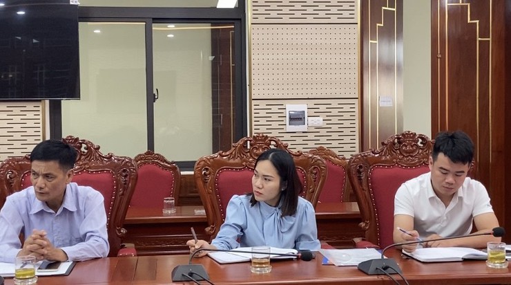 Đồng chí Phó Bí thư Thường trực Đảng uỷ xã Phúc Thọ làm việc với Mặt trận Tổ quốc và các tổ chức chính trị - xã hội về công tác chuẩn bị Đại hội- Ảnh 6.