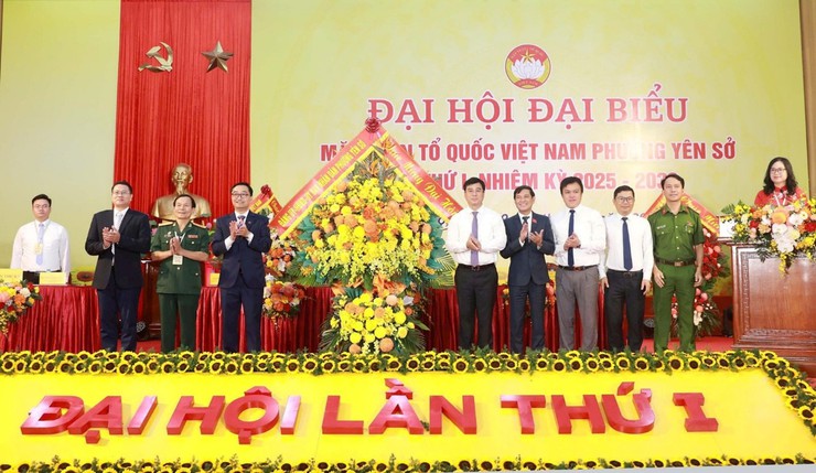Đại hội Mặt trận Tổ quốc Việt Nam phường Yên Sở: Dấu mốc lịch sử mở ra chặng đường mới- Ảnh 6.