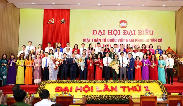 Đại hội Mặt trận Tổ quốc Việt Nam phường Yên Sở: Dấu mốc lịch sử mở ra chặng đường mới- Ảnh 7.