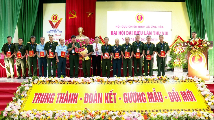 ĐẠI  HỘI ĐẠI BIỂU HỘI CỰU CHIẾN BINH XÃ ỨNG HÒA LẦN THỨ VIII, NHIỆM KỲ 2025 - 2030 THÀNH CÔNG TỐT ĐẸP.- Ảnh 6.