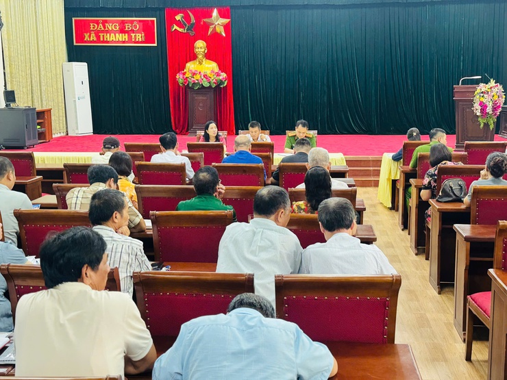 Xã Thanh Trì: Tăng cường công tác đảm bảo trật tự văn minh đô thị, duy trì tuyến phố văn minh đô thị- Ảnh 1.