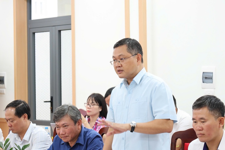 Ban Quản lý các Khu công nghệ cao và khu công nghiệp thành phố và xã Tiến Thắng tổ chức Hội nghị triển khai khu công nghiệp trên địa bàn xã và công tác phối hợp, hợp tác giữa hai đơn vị- Ảnh 4.