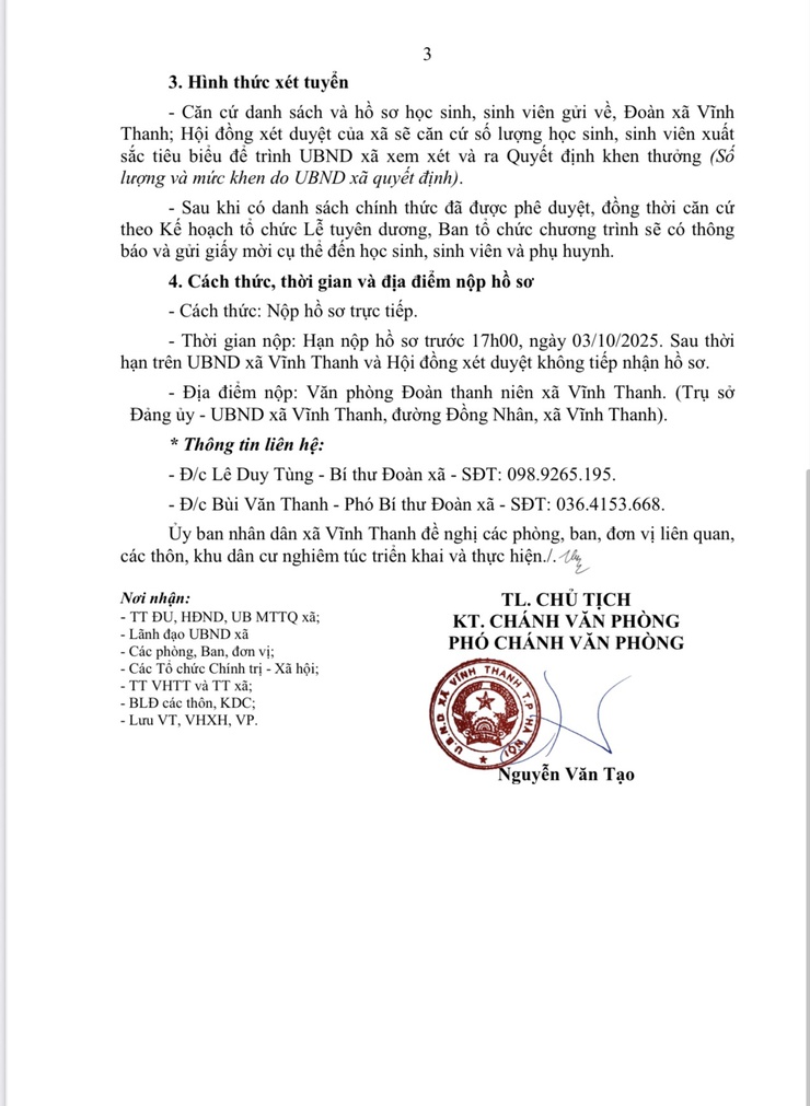 UBND XÃ VĨNH THANH THÔNG BÁO- Ảnh 3.