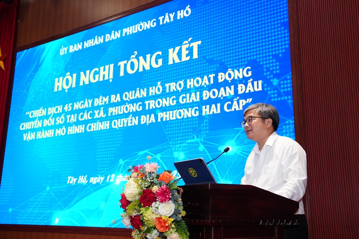 Tây Hồ: Tiên phong trong hành trình chuyển đổi số- Ảnh 2.