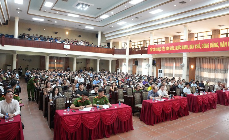Hội nghị phối hợp triển khai, thực hiện công tác PCCC & CNCH theo phân công phân cấp trên địa bàn phường Sơn Tây- Ảnh 1.