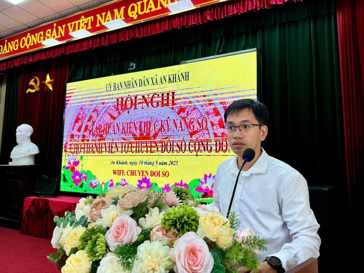 Tập huấn kiến thức kỹ năng số cho thành viên Tổ chuyển đổi số cộng đồng thôn, tổ dân phố- Ảnh 2.