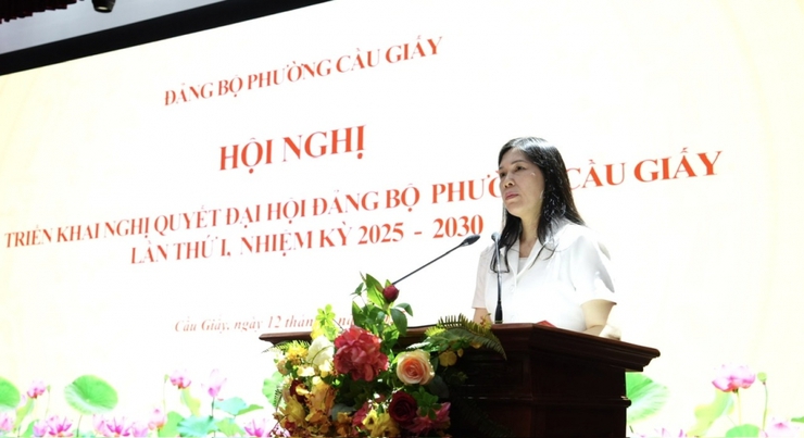 Cấp uỷ, chính quyền phường Cầu Giấy ngày càng gần dân, sát dân- Ảnh 2.