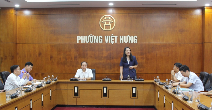 UBKT Đảng uỷ phường Việt Hưng tổ chức hội nghị ký kết Quy chế phối hợp với các cơ quan nội chính trên địa bàn trong việc cung cấp thông tin liên quan đến vi phạm pháp luật của cán bộ, đảng viên- Ảnh 4.