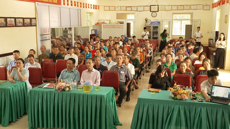 UBND xã Thư Lâm phối hợp BHXH cơ sở Đông Anh thành phố Hà Nội và Công ty Bảo hiểm PVI Tràng An tổ chức hội nghị tuyên truyền chính sách BHXH, BHYT, BHTN- Ảnh 3.