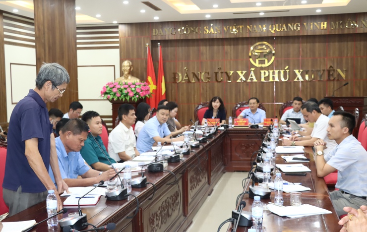UBND xã Phú Xuyên tổ chức giao ban triển khai nhiệm vụ trọng tâm tháng 9/2025- Ảnh 2.