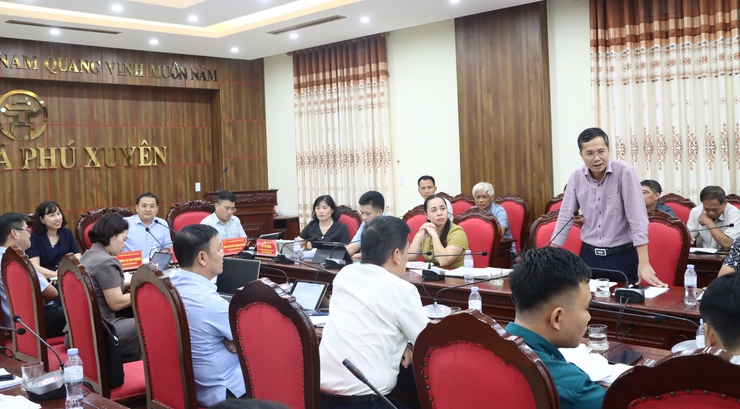 UBND xã Phú Xuyên tổ chức giao ban triển khai nhiệm vụ trọng tâm tháng 9/2025- Ảnh 4.