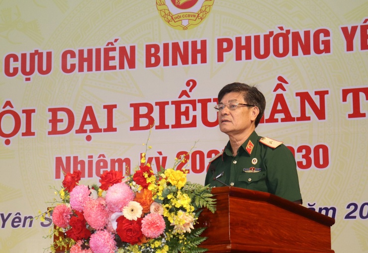 Hội Cựu chiến binh phường Yên Sở tổ chức Đại hội đại biểu lần thứ VIII, nhiệm kỳ 2025 - 2030- Ảnh 3.