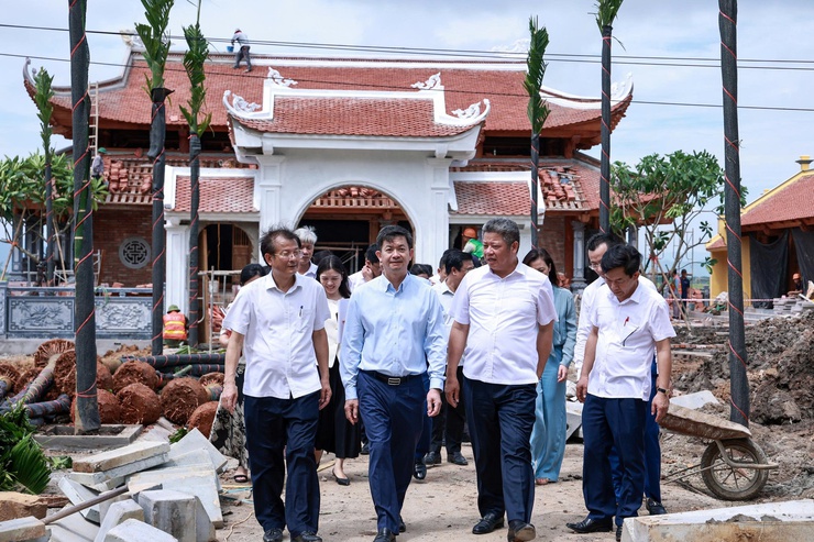 Văn phòng Quốc hội làm việc với UBND thành phố Hà Nội về khảo sát tiến độ thực hiện dự án Khu lưu niệm Trưởng ban Thường trực Quốc hội Bùi Bằng Đoàn- Ảnh 7.