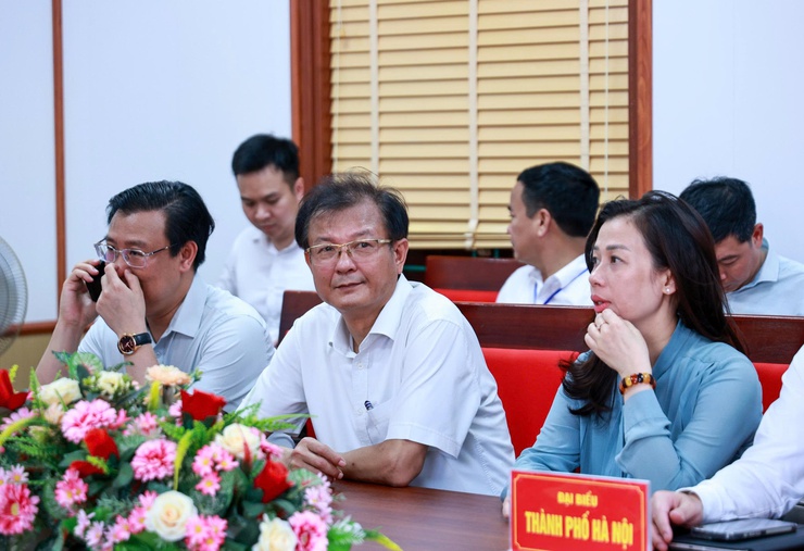 Văn phòng Quốc hội làm việc với UBND thành phố Hà Nội về khảo sát tiến độ thực hiện dự án Khu lưu niệm Trưởng ban Thường trực Quốc hội Bùi Bằng Đoàn- Ảnh 17.