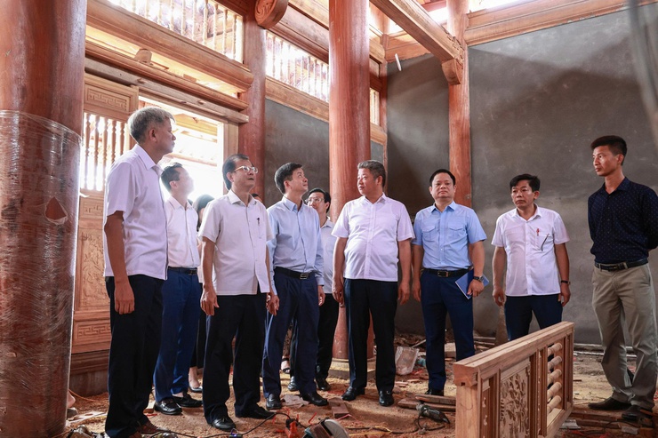 Văn phòng Quốc hội làm việc với UBND thành phố Hà Nội về khảo sát tiến độ thực hiện dự án Khu lưu niệm Trưởng ban Thường trực Quốc hội Bùi Bằng Đoàn- Ảnh 10.