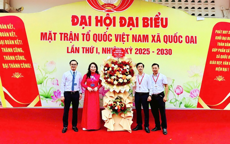 Đại hội MTTQ Việt Nam xã Quốc Oai nhiệm kỳ 2025-2030: Phát huy sức mạnh đại đoàn kết toàn dân, đổi mới sáng tạo, xây dựng quê hương phát triển bền vững- Ảnh 5.