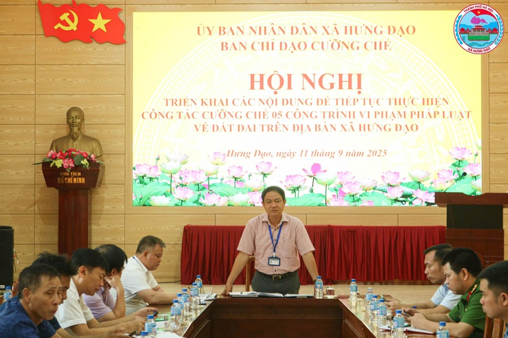 Xã Hưng Đạo triển khai kế hoạch cưỡng chế các công trình vi phạm pháp luật về đất đai- Ảnh 9.