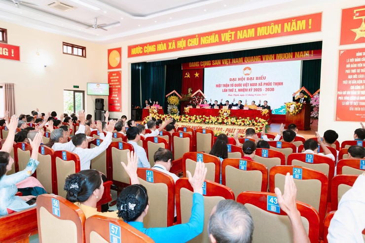 Đại hội Đại biểu MTTQ Việt Nam xã Phúc Thịnh lần thứ I, nhiệm kỳ 2025-2030- Ảnh 4.