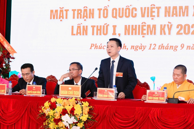 Đại hội Đại biểu MTTQ Việt Nam xã Phúc Thịnh lần thứ I, nhiệm kỳ 2025-2030- Ảnh 1.