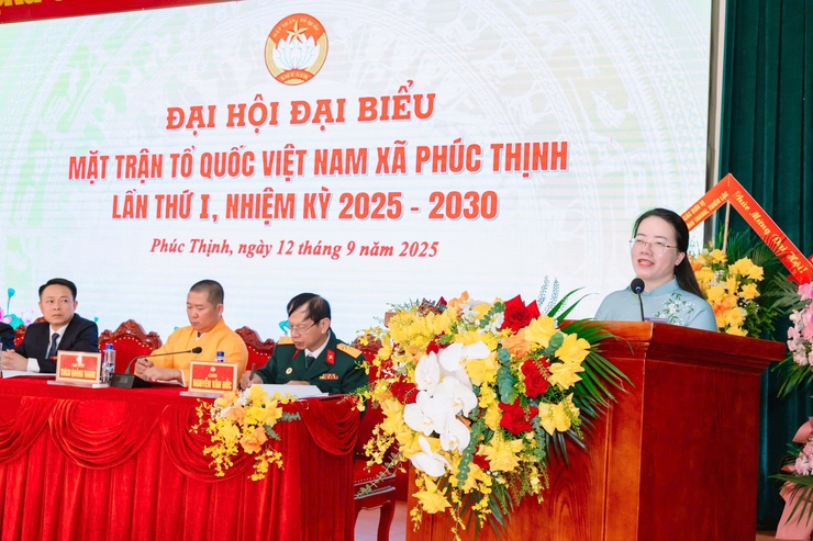 Đại hội Đại biểu MTTQ Việt Nam xã Phúc Thịnh lần thứ I, nhiệm kỳ 2025-2030- Ảnh 5.