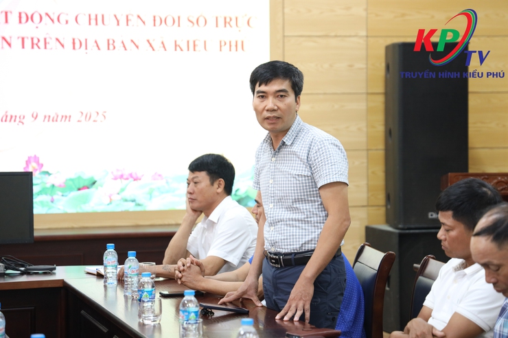 UBND xã Kiều Phú đặt mục tiêu phấn đấu 100% hộ gia đình trong xã được tiếp cận và sử dụng ít nhất một dịch vụ số thiết yếu trong năm 2025- Ảnh 4.