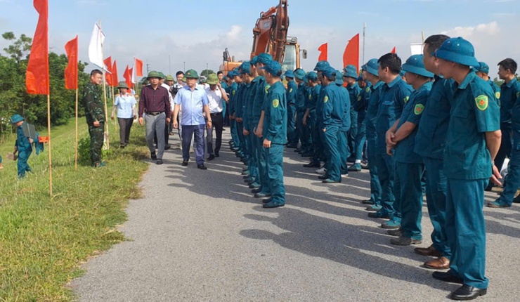 XÃ HÁT MÔN TỔ CHỨC DIỄN TẬP PHÒNG, CHỐNG THIÊN TAI- Ảnh 2.