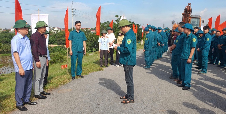 XÃ HÁT MÔN TỔ CHỨC DIỄN TẬP PHÒNG, CHỐNG THIÊN TAI- Ảnh 3.
