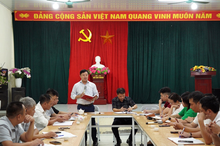 Đảng ủy phường Chương Mỹ tổ chức hội nghị làm việc với các Chi bộ, thôn và đơn vị khu vực Phụng Châu- Ảnh 3.