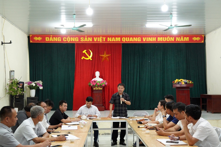 Đảng ủy phường Chương Mỹ tổ chức hội nghị làm việc với các Chi bộ, thôn và đơn vị khu vực Phụng Châu- Ảnh 2.