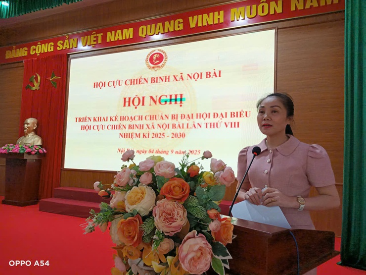 Hội CCB xã Nội Bài triển khai kế hoạch tổ chức Đại hội Đại biểu Hội CCB xã lần thứ VIII, nhiệm kỳ 2025 - 2030- Ảnh 2.
