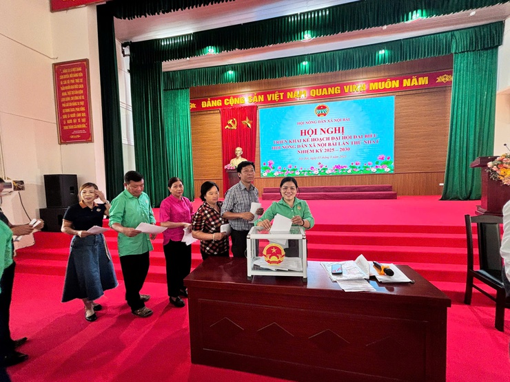 Hội Nông dân Xã Nội Bài triển khai kế hoạch tổ chức Đại hội đại biểu lần thứ I, nhiệm kỳ 2025-2030- Ảnh 3.