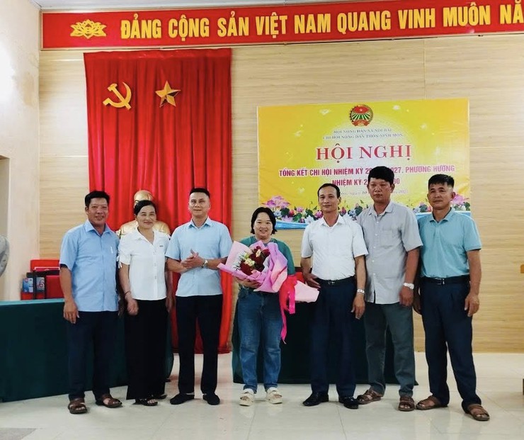 29/29 chi hội nông dân tổ chức thành công Hội nghị chi hội tiến tới Đại hội đại biểu Hội Nông dân xã Nội Bài lần thứ I- Ảnh 2.