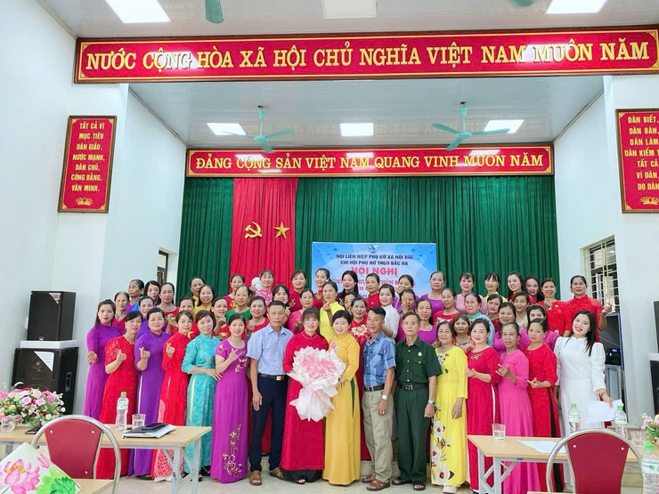 35/35 Chi hội Phụ nữ xã Nội Bài tổ chức thành công hội nghị Chi hội nhiệm kỳ 2025-2030- Ảnh 1.