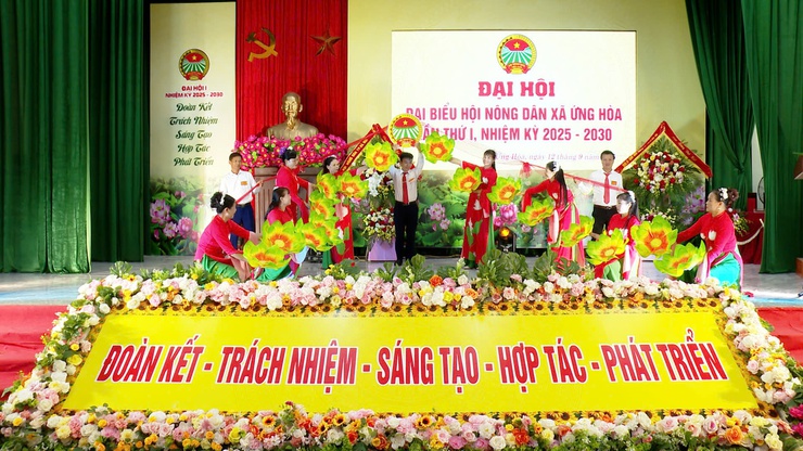 Đại hội đại biểu Hội Nông dân xã Ứng Hoà thành công tốt đẹp- Ảnh 5.