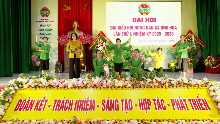 Đại hội đại biểu Hội Nông dân xã Ứng Hoà thành công tốt đẹp- Ảnh 6.