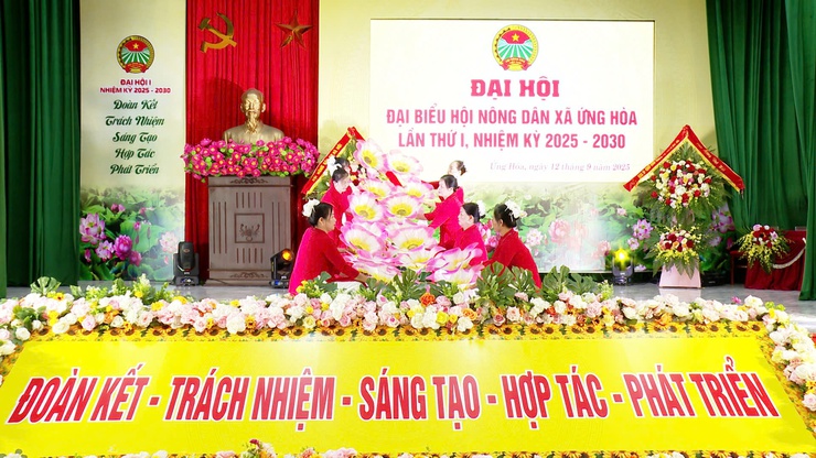 Đại hội đại biểu Hội Nông dân xã Ứng Hoà thành công tốt đẹp- Ảnh 8.