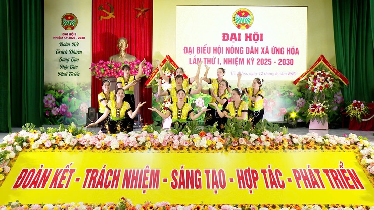 Đại hội đại biểu Hội Nông dân xã Ứng Hoà thành công tốt đẹp- Ảnh 9.