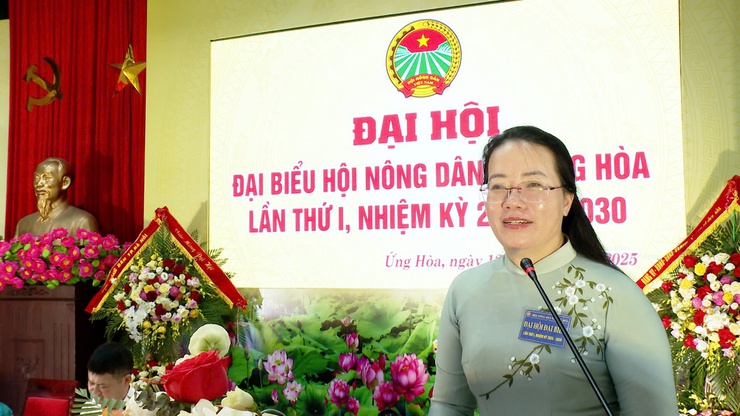 Đại hội đại biểu Hội Nông dân xã Ứng Hoà thành công tốt đẹp- Ảnh 3.