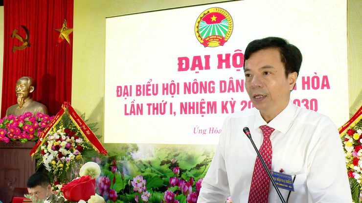 Đại hội đại biểu Hội Nông dân xã Ứng Hoà thành công tốt đẹp- Ảnh 14.