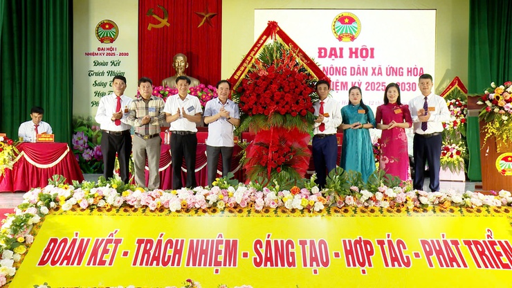 Đại hội đại biểu Hội Nông dân xã Ứng Hoà thành công tốt đẹp- Ảnh 15.