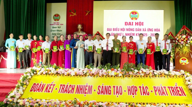 Đại hội đại biểu Hội Nông dân xã Ứng Hoà thành công tốt đẹp- Ảnh 16.