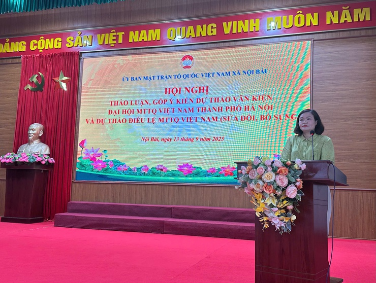 ỦY BAN MTTQ VIỆT NAM XÃ NỘI BÀI GÓP Ý DỰ THẢO VĂN KIỆN ĐẠI HỘI MTTQ VIỆT NAM THÀNH PHỐ HÀ NỘI VÀ ĐIỀU LỆ MẶT TRẬN TỔ QUỐC VIỆT NAM KHÓA X (SỬA ĐỔI, BỔ SUNG) VÀ LÀM QUY TRÌNH NHÂN SỰ ĐẠI HỘI LẦN THỨ I- Ảnh 4.