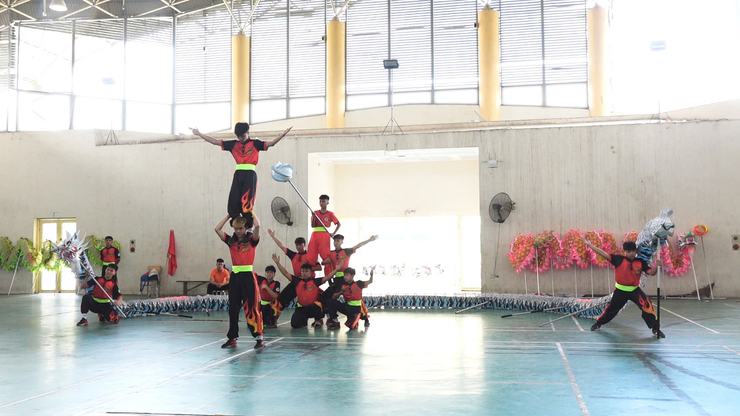 SÔI NỔI CÁC NỘI DUNG THI THỂ DỤC DƯỠNG SINH VÀ LÂN – SƯ – RỒNG TRONG CHƯƠNG TRÌNH ĐẠI HỘI THỂ DỤC THỂ THAO XÃ DÂN HÒA LẦN THỨ I NĂM 2025- Ảnh 6.