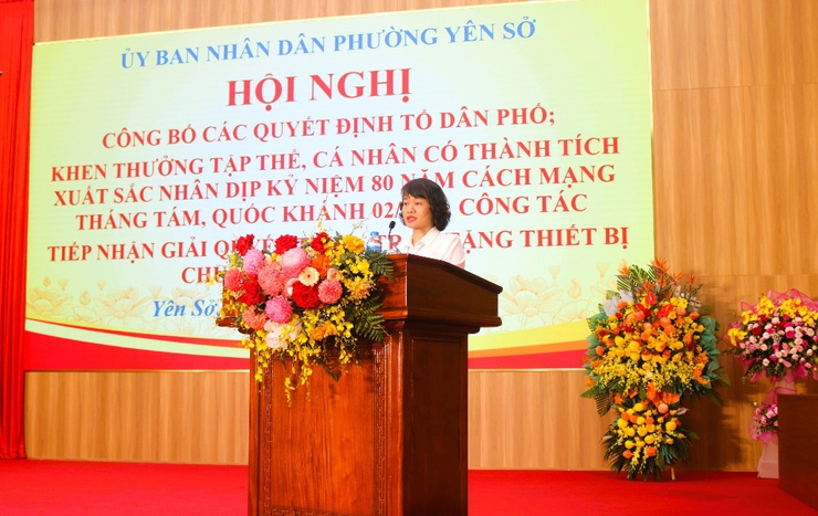 Một Hội nghị - Ba nội dung - Chung một quyết tâm đổi mới ở phường Yên Sở- Ảnh 2.