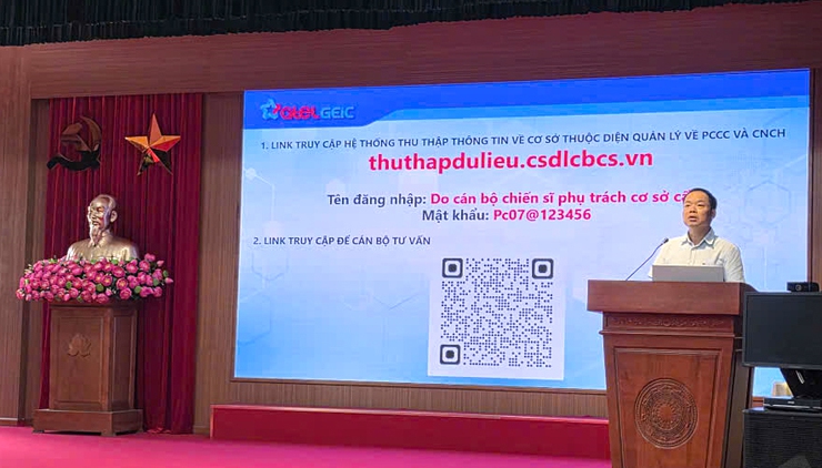 Phường Xuân triển khai hướng dẫn cơ sở trang bị, kết nối thiết bị truyền tin báo cháy và khai báo, cập nhật thông tin, dữ liệu của cơ sở lên phần mềm khai báo của hệ thống- Ảnh 4.