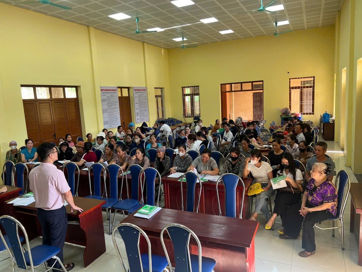 NHCSXH Ba Vì Tổ chức đối chiếu, phân loại nợ năm 2025 trên địa bàn xã Suối Hai- Ảnh 1.