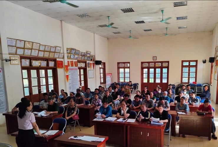 NHCSXH Ba Vì Tổ chức đối chiếu, phân loại nợ năm 2025 trên địa bàn xã Suối Hai- Ảnh 2.