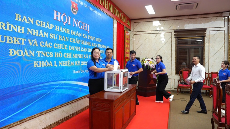 Đoàn TNCS Hồ Chí Minh xã Thanh Oai thực hiện quy trình giới thiệu nhân sự Đại hội lần thứ I, nhiệm kỳ 2025-2030- Ảnh 4.