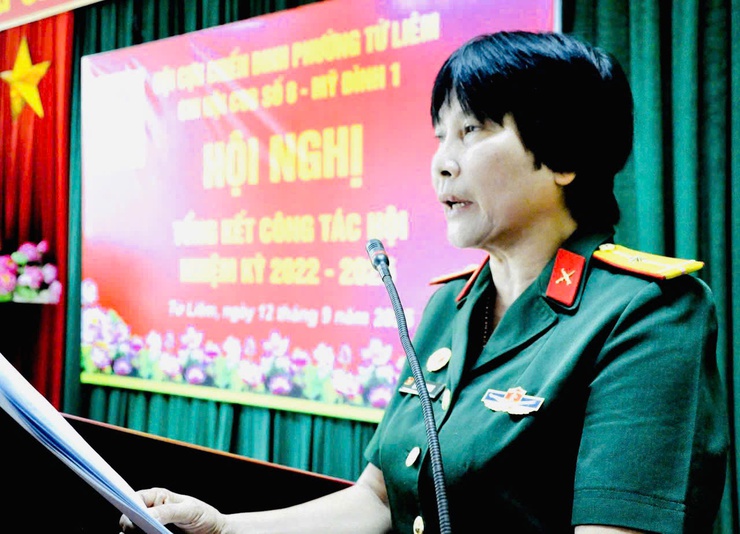Chi hội Cựu Chiến binh số 8 Hội Cựu Chiến binh phường Từ Liêm tổ chức Hội nghị Tổng kết công tác Hội nhiệm kỳ 2022 – 2025.- Ảnh 1.